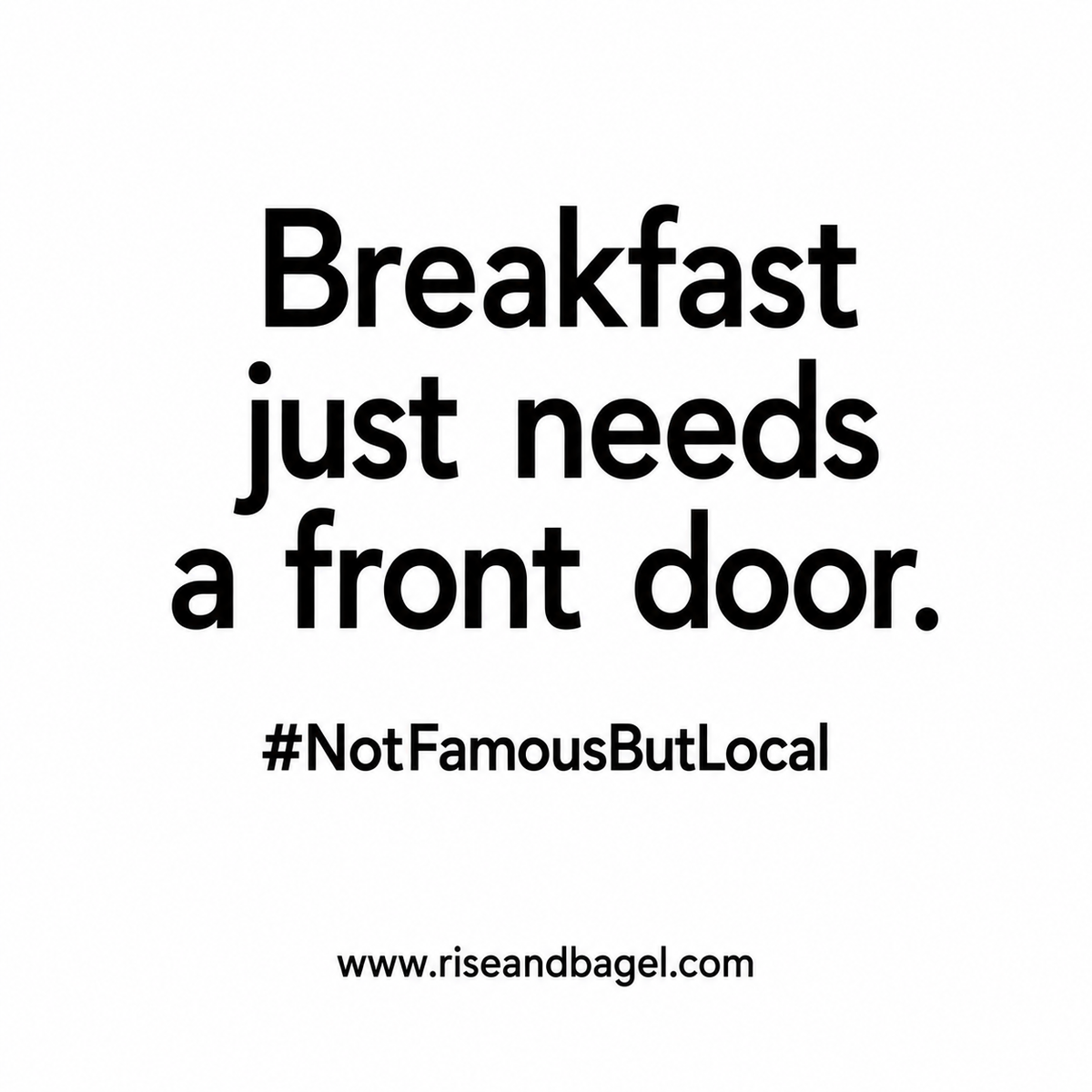 Fresh bagels delivered to your door in Thornbury by Rise & Bagel