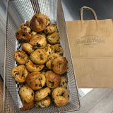 Breakfast Box 6 Mini Bagels 4 Twister Bagels and Whipped Cream Cheese