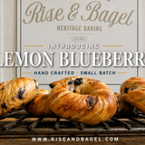 Extra Lemon Blueberry Bagel